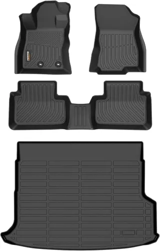 Miniatura 62 de Alfombrillas y forro de carga para Jeep Grand Cherokee L 2021-2025 (solo para 6 plazas sin consola central), alfombrillas de automóvil TPE para todo