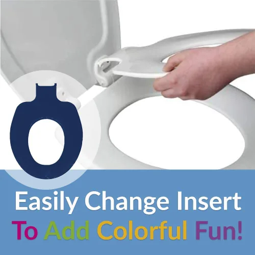 Miniatura 6 de Mayfair NextStep2 - Asiento de inodoro Blanco y azul