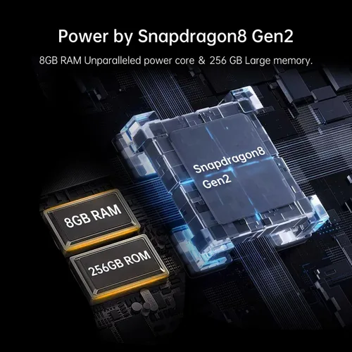 Miniatura 6 de Teléfono celular desbloqueado C24U 5G, teléfono inteligente Octa-Core Android 13, 8GB+256GB teléfono de desbloqueo, batería de 6800mAh, 6.8 pulgadas