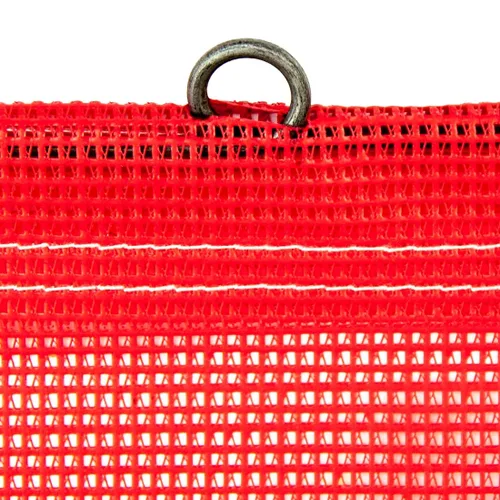 Miniatura 7 de VULCAN Bandera de seguridad con lazo de alambre, color rojo brillante, construcción de poliéster recubierto de vinilo, 18 x 18 pulgadas, paquete