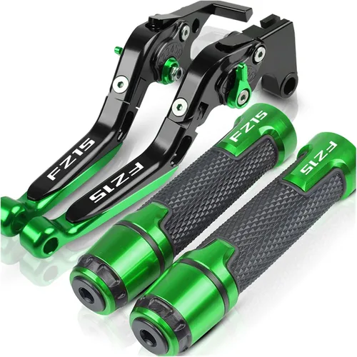 Miniatura 21 de SCUUBE Motorcycle CNC Accessories Adjustable Folding Extendable with A Brake Clutch Levers Handlebar Hand Grips Ends for Yama&ha FZ150I FZ 150I