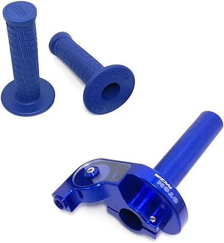 Miniatura 3 de 7/8 pulgadas 0.866 in acelerador Twist Grip CNC aluminio con cable de acelerador y agarre de manillar para 50cc 125cc 150cc 250cc Dirt Bike