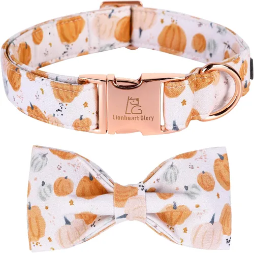 Miniatura 30 de Lionheart glory Collar de perro, Collar de perro para niños con corbatín azul ajustable, Collar con corbata para perros grandes Bandera