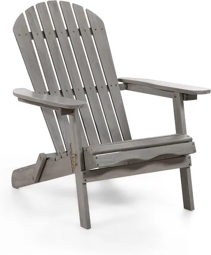 Miniatura 14 de Elk - Silla Adirondack de madera de eucalipto para patio al aire libre de 34 pulgadas de ancho para patio al aire libre, terraza, playa, jardín