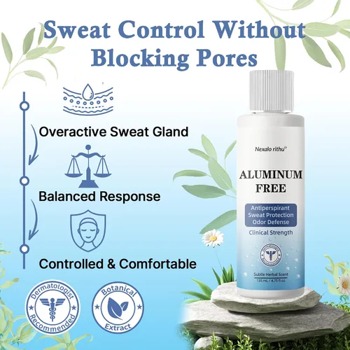 Miniatura 5 de Antitranspirante sin aluminio para hombres y mujeres Desodorante natural para pieles sensibles Protección 72H contra el sudor y el olor