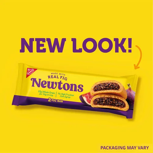 Miniatura 5 de Newtons - Barras de higo, galletas masticables de frutas suaves, 40 paquetes de bocadillos (2 galletas por paquete, 4 cajas)