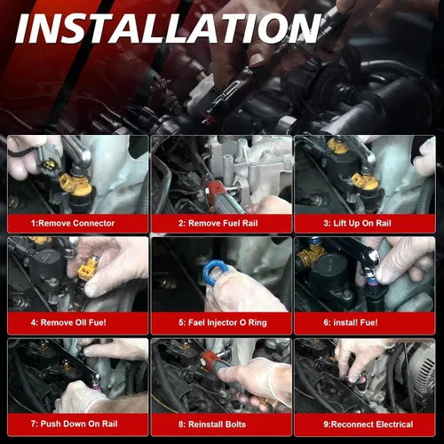 Miniatura 7 de 8 inyectores de combustible de repuesto para Ram 1500 5.7L 2009-2017 Ram 2500 para: Dodge Charger 5.7L Durango Challenger 2010-2016 2018 para Grand