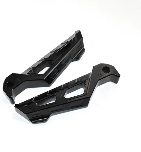 ESPEEDMTC para YAMAHA Fazer FZ-1 FZ-6 FZ-6R FZ-8 FZ-8S FZ-25 Pasapiés trasero Pasapiés Pasador Pasador Ampliador Pedal CNC Reposapiés de aluminio