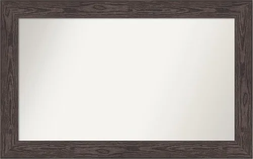 Miniatura 287 de Amanti Art Espejo personalizado, espejo de baño negro puente, espejo de pared o espejo de tocador de baño sobre el fregadero (26 x 26 pulgadas)