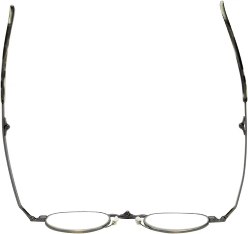 Miniatura 6 de Calabria Gafas de lectura plegables con especificaciones plateadas, lectores de bolsillo plegables para hombres y mujeres, estuche rígido negro