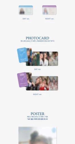 Miniatura 7 de Lee Chaeyeon Over The Moon 2nd Mini álbum Photobook+Pegatina+Postal+Mensaje especial+Papel de examen+Tarjeta de identificación+Tarjeta
