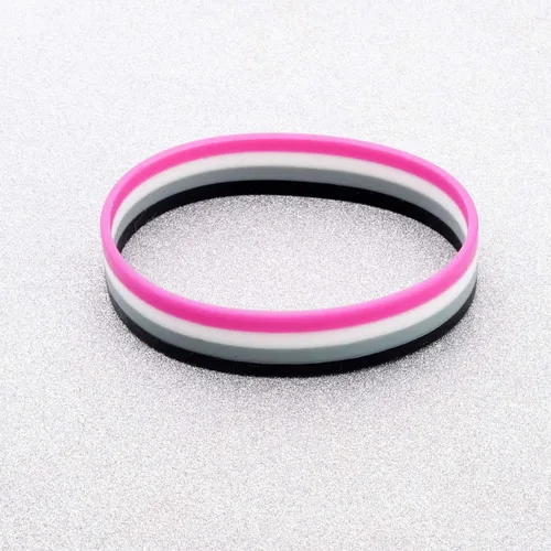 Miniatura 4 de CHOORO Pulsera LGBT Orgullo Gay Pulseras de Goma de Silicona Arco Iris Pulseras LGBTQ Joyería Orgullo Gay Regalos