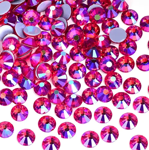 Miniatura 19 de 2880 diamantes de imitación termoadhesivos de imitación de cristal con parte trasera plana para manualidades, manualidades, ropa, zapatos