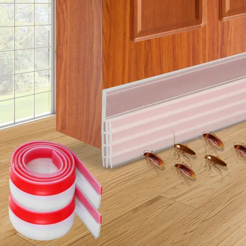 Tope de puerta para barrido de puerta, sellado autoadhesivo para puerta de Camel Home, sello inferior de puerta, sello de puerta, insonorizado