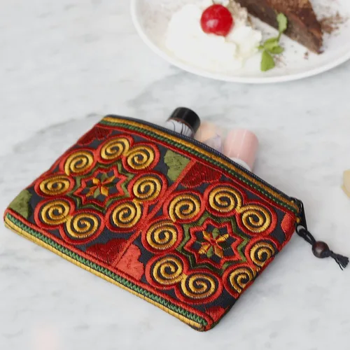 Miniatura 8 de Sabai Jai - Monedero hecho a mano - Pequeño bolso bordado Boho