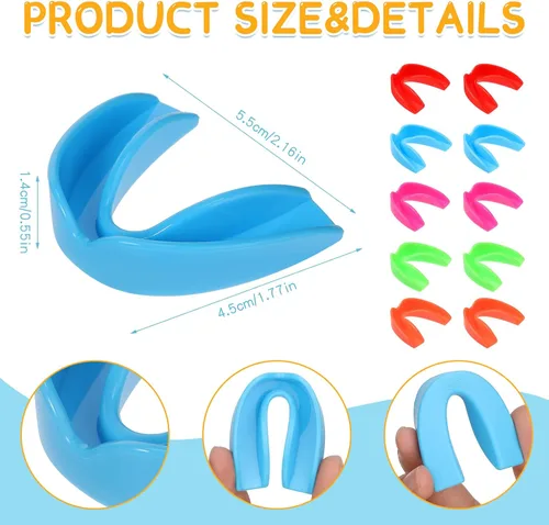 Miniatura 3 de Konohan 50 protectores bucales juveniles para deportes, niños y niñas, protectores bucales para niños, boquillas, deportes, para boxeo, hockey