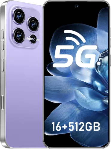 Miniatura 10 de JQAKP Teléfono 16PM 5G, teléfono celular desbloqueado 16 GB+512 GB/pantalla HD de 6.99 pulgadas, cámara de 68 MP+108 MP/7000 mAh, tarjeta SIM