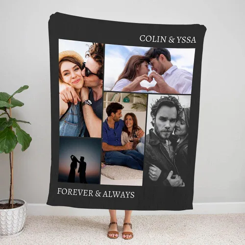Miniatura 5 de Manta personalizada para esposa de esposo a esposa para pareja, regalos de aniversario para mujeres, regalo para aniversario de boda
