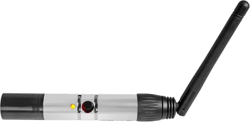 Rockville Transmisor de iluminación DMX inalámbrico DMX-WTR de 2.4 GHz, rango de 1968 pies, control de 7 grupos, 25 receptores, modulación GFSK,