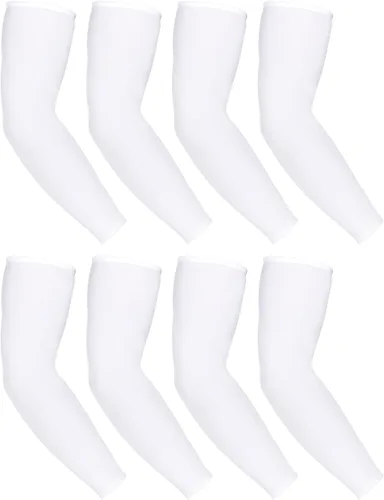 Miniatura 5 de 8 pares de mangas de enfriamiento unisex con protección UV para brazo de seda de hielo