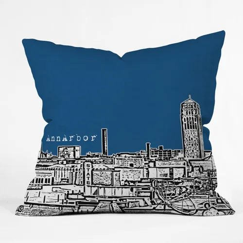 Miniatura 7 de Negar diseños Pájaro Ave Nueva York Naranja Throw Pillow