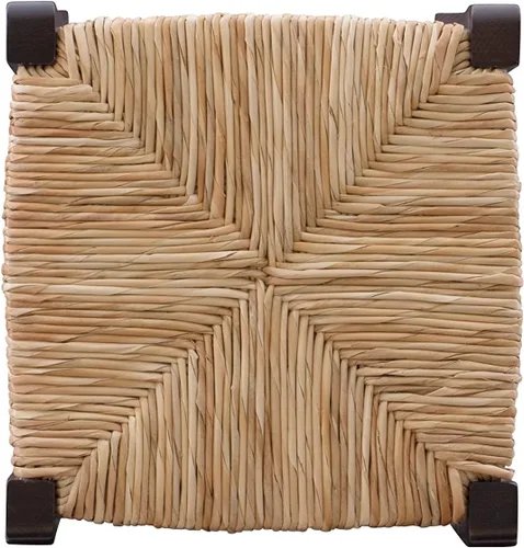 Miniatura 8 de Linon Asiento de hierba marina tejida natural, juego de 2 taburetes Augustus sin espalda, altura de barra