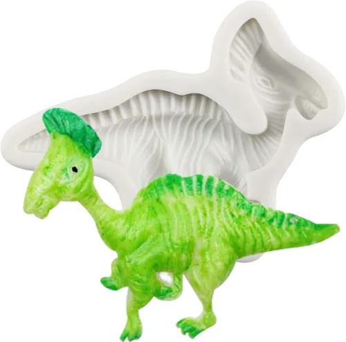 Miniatura 13 de Funshowcase Molde de silicona para fondant de dinosaurio Carcharodontosaurus 2.6inch