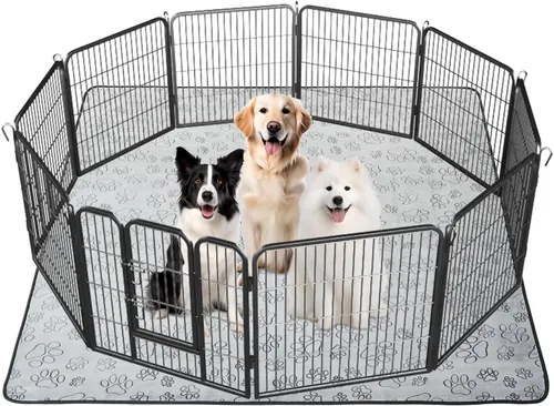 Miniatura 7 de Qeils Almohadillas reutilizables para cachorros, paquete de 2 almohadillas lavables para orina para perros, almohadillas antideslizantes