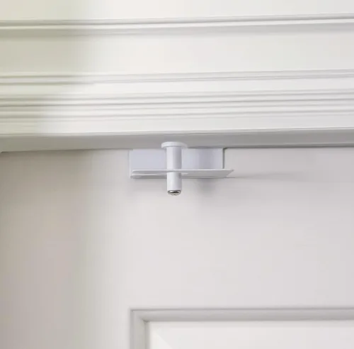 GlideLok - Cerradura superior para puerta de seguridad infantil GlideLok | Los adultos pueden operar desde cualquier lado | Funciona en puertas
