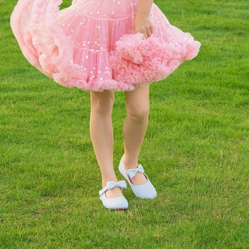 Miniatura 4 de Felix & Flora Zapatos de vestir para niñas pequeñas - Zapatos planos Mary Jane para niñas de flores, zapatos de ballet para fiestas y bodas