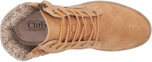 Miniatura 5 de CLIFFS BY WHITE MOUNTAIN Zapatos Kelsie - Botines para mujer con cordones, Blanco