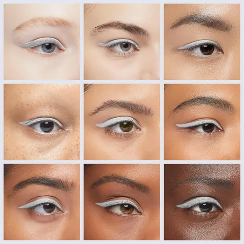 Miniatura 4 de Fashionwu Lápices delineadores de ojos blancos de uso profesional como resaltador, suaves, impermeables, sombra de ojos de larga duración
