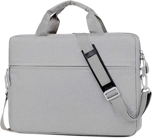 Miniatura 6 de Funda de transporte para laptop de 13/14/15 pulgadas - Doble compartimento a prueba de golpes, correa ajustable duradera y elegante, bolsa escolar