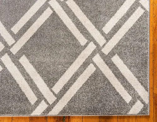 Miniatura 17 de Unique Loom Trellis Collection - Alfombra geométrica moderna azul marino (9 pies x 12 pies)