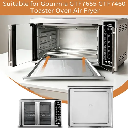 Miniatura 3 de Toaster Oven Replacement Parts, Toaster Oven Air Fryer Crumb Tray Drip Tray Accessories for Gourmia GTF7655 GTF7460 17 cooking presets 1700W french