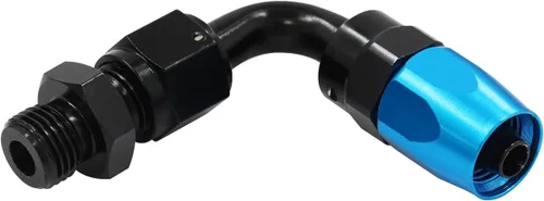 Miniatura 7 de Kit de regulador de presión de combustible EFI universal ajustable con manómetro de presión de combustible de 0-160 psi y kit de conectores de Azul