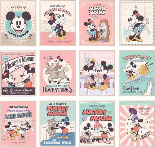 Miniatura 10 de BigWig Prints Decoración de Pared de Mickey Mouse – Citas de Arte de Pared de Mickey Mouse, Imágenes de Decoración de Guardería, Pósteres de Cita