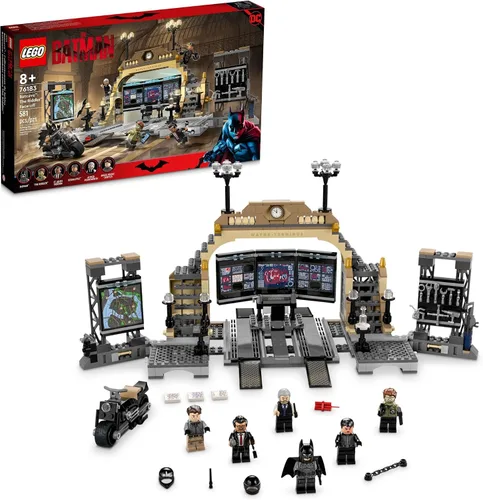 Miniatura 7 de LEGO DC Batman Batcave: The Riddler Face Off 76183 Kit de construcción; genial juguete de batcueva de Ciudad Gótica para niños mayores de 8 años
