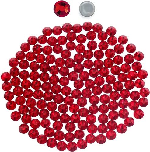 Miniatura 29 de Cristales negros redondos Hotfix de vidrio plano (SS12/3.2MM/1440pcs)