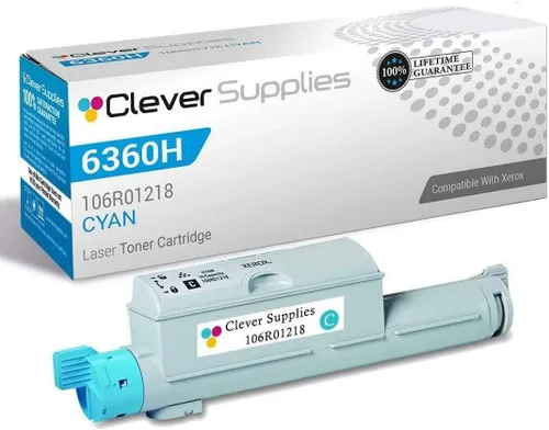 Miniatura 345 de CS compatible Xerox Phaser 6510/WorkCentre 6515 (106r03480) 2 cartuchos de tóner negro para Phaser 6510, WorkCentre 6515 2 negro