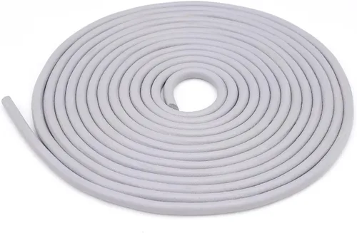 Miniatura 10 de U0U Barra de refuerzo de 1/4 de pulgada, varilla de espuma para calafateo para espacios y relleno de concreto de juntas, sello de tira de clima gris