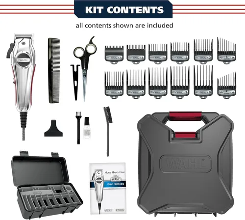 Miniatura 2 de Wahl USA Pro Ultra Quiet - Cortadora de pelo con cable de alto torque ultra silenciosa para funcionamiento ultra silencioso y temperaturas