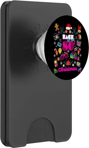 Miniatura 8 de Funny Back to 80's Christmas Nostalgia Quotes Graphic Design PopSockets Adhesive PopGrip