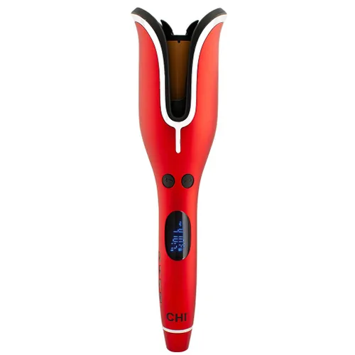 CHI Spin N Curl, rizador para rizos y ondas saludables y brillantes sin esfuerzo, proporciona ajustes de temperatura preestablecidos para cada Rojo