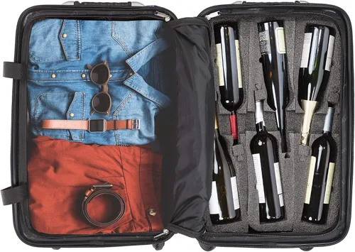 Miniatura 3 de VinGardeValise - Hasta 12 botellas y maleta de viaje multiusos para vino (borgoña)