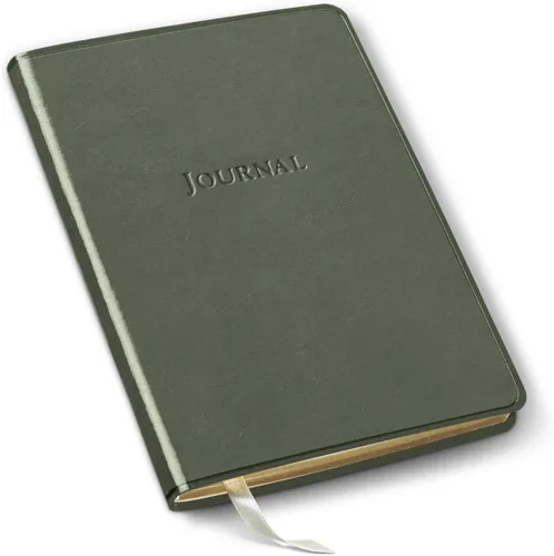 Miniatura 17 de Diario de cuero Gallery Leather - Elaborado en Maine, EE. UU. - Elegante cuaderno de escritura de cuero con 192 páginas rayadas - Un espacio