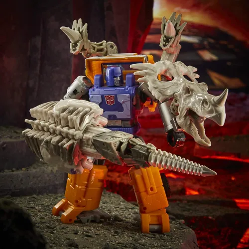 Miniatura 2 de Transformers Toys Generations War for Cybertron: Kingdom Deluxe WFC-K15 Ractonite Fossilizer - Figura de acción para niños de 8 años en adelante