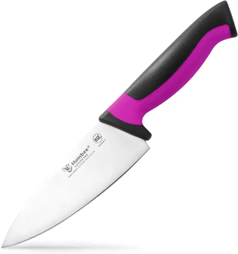 Miniatura 39 de Cuchillo de chef de 12 pulgadas, hoja de acero inoxidable de alto carbono certificada NSF – Mango ergonómico codificado por colores, cuchillo