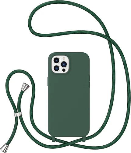 Miniatura 74 de ZTOFERA Funda Crossbody para iPhone 15 Pro con Correa de Cordón Ajustable, Funda Suave de Silicona Líquida para iPhone 15 Pro 6.1 pulgadas - Rosa
