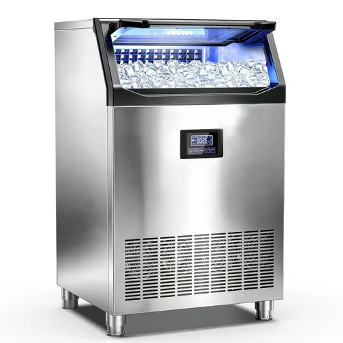 Miniatura 8 de Nugget - Máquina de hacer hielo 3 en 1 para encimera, 50 libras/24 horas, fabricación rápida de LCE en 10 minutos, función de limpieza automática
